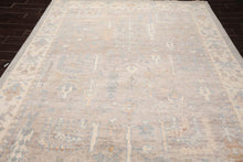 7' 9''x10' LoomBloom Muted Turkish Oushak Traditional Hand Knotted Wool Area Rug Taupe, Beige Color - Oriental Rug Of Houston