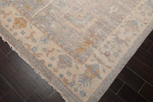 7' 9''x10' LoomBloom Muted Turkish Oushak Traditional Hand Knotted Wool Area Rug Taupe, Beige Color - Oriental Rug Of Houston