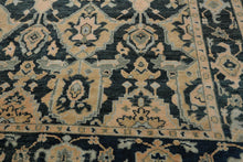 8x10 Teal, Pale Peach LoomBloom Muted Turkish Oushak Hand Knotted Wool Oriental Area Rug - Oriental Rug Of Houston