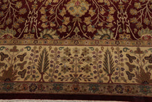10'2" x 14'7" Hand Knotted 100% Wool Traditional Oriental Area Rug Burgundy - Oriental Rug Of Houston