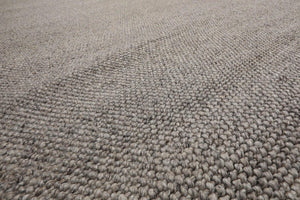 Berber Handmade 100% Wool Traditional Area Rug Modern Ash Gray 10'7"x16' - Oriental Rug Of Houston
