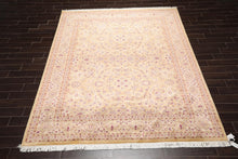 8'1' 'x 10'3'' Hand Knotted Wool PakPersian 16/18 300 KPSI Oriental Area Rug Tan - Oriental Rug Of Houston