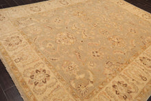 9' x 11'1'' Hand Knotted 100% Wool Peshawar Traditional Oriental Area Rug Gray