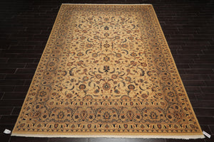 9'11" x 13'5" Hand Knotted Wool 250 KPSI Pak-Persian Area Rug Warm Beige