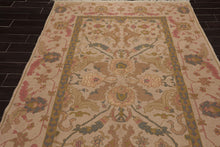 5'9" x 8'9" Hand Knotted Reversible 100% Wool Tibetan Area Rug Tan