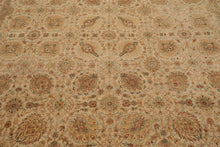 8x10 Tan, Rust Hand Knotted 100% Wool Agra Traditional 200 KPSI Oriental Area Rug