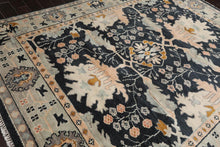 Multi Sizes Blue, Beige Hand Knotted Muted Turkish Oushak William Morris 100% Wool Arts and Craft Traditional Oriental Area Rug