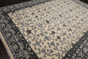 Multi Sizes Hand Knotted 100% Wool Oushak Traditional Oriental Area Rug Ivory - Oriental Rug Of Houston