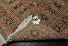 9x12 Mint, Tan Hand Knotted 100% Wool Pak Persian 16/18 Traditional 300 KPSI Oriental Area Rug