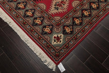 8'2"x 9'10" Hand Knotted Wool & Silk PakPersian 16/18 300 KPSI Oriental Area Rug Pink - Oriental Rug Of Houston