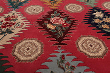 8'2"x 9'10" Hand Knotted Wool & Silk PakPersian 16/18 300 KPSI Oriental Area Rug Pink - Oriental Rug Of Houston