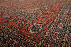 8'7" x 11'11" Hand Knotted Serab Traditional 100% Wool Oriental Area Rug Coral - Oriental Rug Of Houston