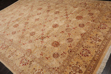 9'2"x12'6" Hand Knotted Wool & Silk16/18 Pak Persian 300 KPSI Oriental Area Rug Beige - Oriental Rug Of Houston