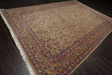 9'5" x 13'7" Hand Knotted 100% Wool Traditional Kashaan Oriental Area Rug Moss