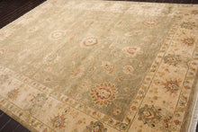 9'2'' x 11'11'' Hand Knotted Wool Agra Traditional Oriental Area Rug Pistachio - Oriental Rug Of Houston