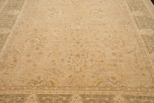 9' x 11'9'' Hand Knotted 100% Wool Peshawar Traditional Oriental Area Rug Beige