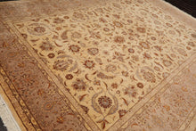 9'2"x12'4" Hand Knotted Wool 16/18 Pak Persian 300 KPSI Oriental Area Rug Ivory - Oriental Rug Of Houston