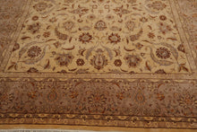 9'2"x12'4" Hand Knotted Wool 16/18 Pak Persian 300 KPSI Oriental Area Rug Ivory
