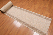 2'6" x 30' Traditional 100% Wool Oriental Area Rug XLL Runner Taupe - Oriental Rug Of Houston