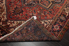 7'6" x 11'1" Early 20th century Antique Hand Knotted Wool Oriental Area Rug Apricot