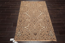 4'x5'10'' Hand Knotted Soumak 100% Wool Soumak Traditional Oriental Area Rug Camel, Beige Color - Oriental Rug Of Houston
