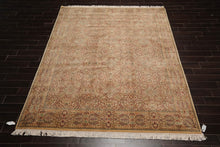 8' 2''x10' 3'' Beige Rust Gray Color Hand Knotted Persian 100% Wool Traditional Oriental Rug