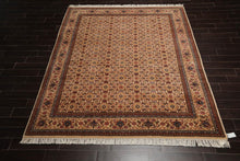 8'3" x 10' Hand Knotted 100% Wool Traditional Ferahan Oriental Area Rug Beige