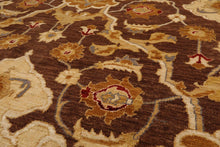 6'1''x9'3'' Hand Knotted 100% Wool Peshawar Traditional Oriental Area Rug Brown, Beige Color - Oriental Rug Of Houston