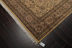 8'2"x10'5" Hand Knotted Wool 16/18 Pak Persian 350 KPSI Oriental Area Rug Ivory