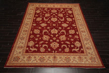 Chobi Peshawar Hand Knotted 100% Wool Oriental Area Rug Rusty Red 9' x 11'9" - Oriental Rug Of Houston