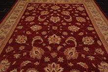 Chobi Peshawar Hand Knotted 100% Wool Oriental Area Rug Rusty Red 9' x 11'9" - Oriental Rug Of Houston