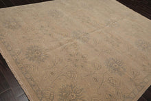 8'4" x 10'5" Hand Knotted 100% Wool Transitional Tibetan Area Rug Beige Gray