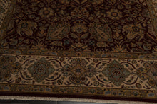 9'2" x 12' Hand Knotted 100% Wool Agra Superfine Oriental Area Rug Burgundy