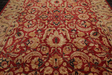 8'11" x 11'8" Hand Knotted Stone Wash Peshawar Vegetable Dyes Oriental Area Rug Rusty Red - Oriental Rug Of Houston