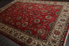 8'9" x 11'9" Hand Knotted 100% Wool Authentic Tabrizz Oriental Area Rug Red