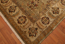 8’11" x 11’8" Hand Knotted Wool Oriental Area Rug Traditional full pile Moss - Oriental Rug Of Houston