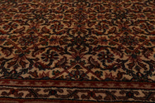 4'1" x 5'11" Hand Knotted 100% Wool Traditional Oriental Area Rug Beige