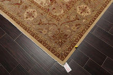 9'2'' x 11'11'' Hand Knotted Wool Peshawar Traditional Oriental Area Rug Beige - Oriental Rug Of Houston