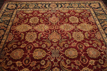 8' x 10' Hand Knotted 100% Wool Oriental Area Rug Burgundy