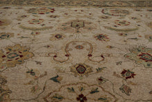 9'3" x 11'10" Hand Knotted Traditional 100% Wool Agra Oriental Area Rug Beige - Oriental Rug Of Houston