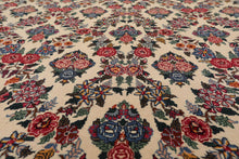 8'2" x 10'7" Hand Knotted Wool PakPersian 16/18 300 KPSI Oriental Area Rug Ivory