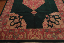 9’ x 12’ Rare Seraapi Romanian Hand Knotted 100% Wool Oriental Area Rug Green - Oriental Rug Of Houston