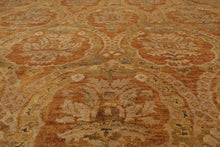 8'11'' x 11'9" Hand Knotted 100% Wool Damask Oriental Area Rug Gold
