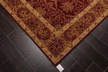 8' x 10' Hand Knotted Tibetan 100% Wool Damask Oriental Area Rug Red - Oriental Rug Of Houston
