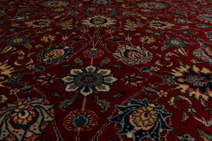 8'4" x 11'3" Hand Knotted 100% Wool Tabrizz 200 KPSI Area Rug Red