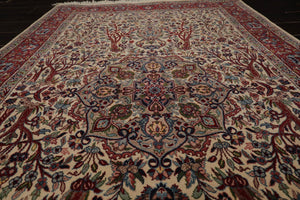 4' x 6'2" Hand Knotted 100% Wool 16/18 Pak Persian 300 KPSI Area Rug Cream - Oriental Rug Of Houston