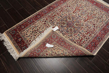 4' x 6'2" Hand Knotted 100% Wool 16/18 Pak Persian 300 KPSI Area Rug Cream - Oriental Rug Of Houston