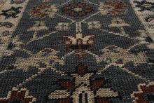 3'x5' Hand Knotted Turkish Oushak 100% Wool Traditional Oriental Area Rug Blue,Beige Color - Oriental Rug Of Houston