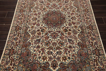 4'7" x 5'7"' Hand Knotted 100% Wool 300 KPSI Pak Persian Area Rug Ivory, Taupe - Oriental Rug Of Houston