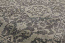 4'x5'10" Hand Knotted 100% Wool Transitional Oriental Area Rug Tone on Tone Gray - Oriental Rug Of Houston